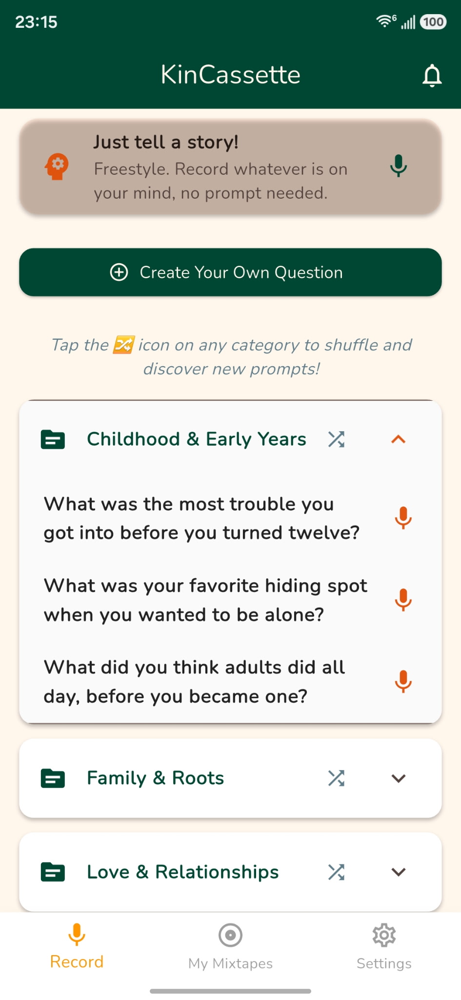 KinCassette App